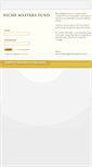 Mobile Screenshot of nichemastersfund.com